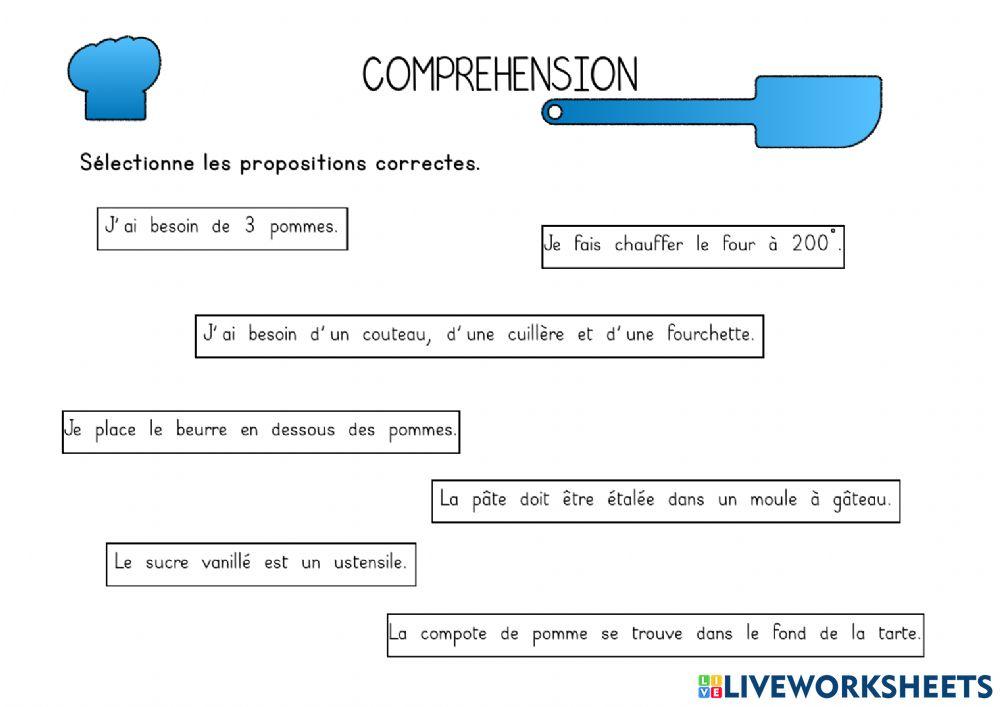 Tarte au pomme : vrai ou faux
