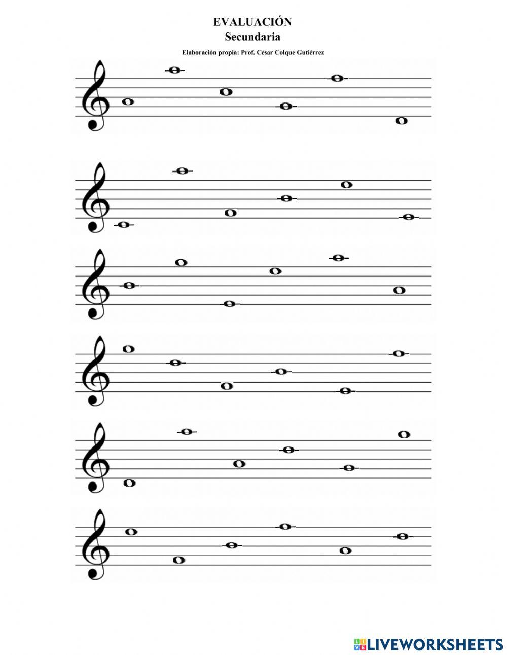 Notas Musicales