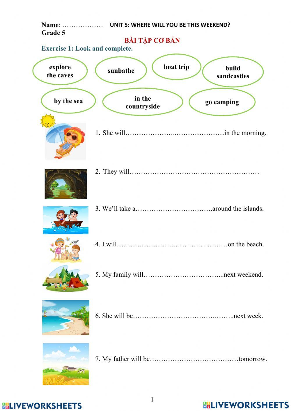 Where will you be this weekend?