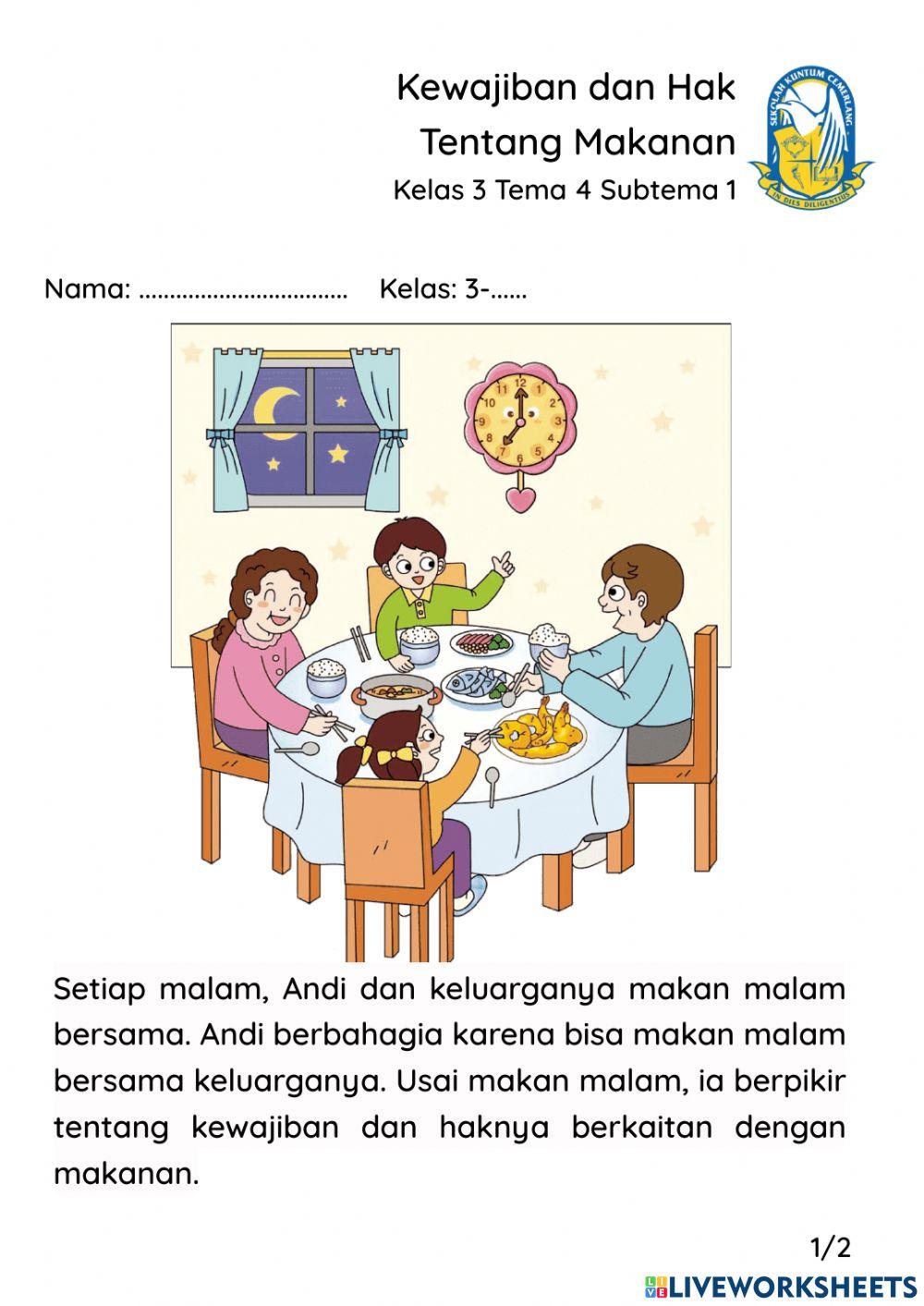 Kewajiban dan Hakku Di Rumah