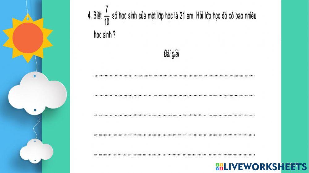 Bài tập toán thứ 5 (7 -10)