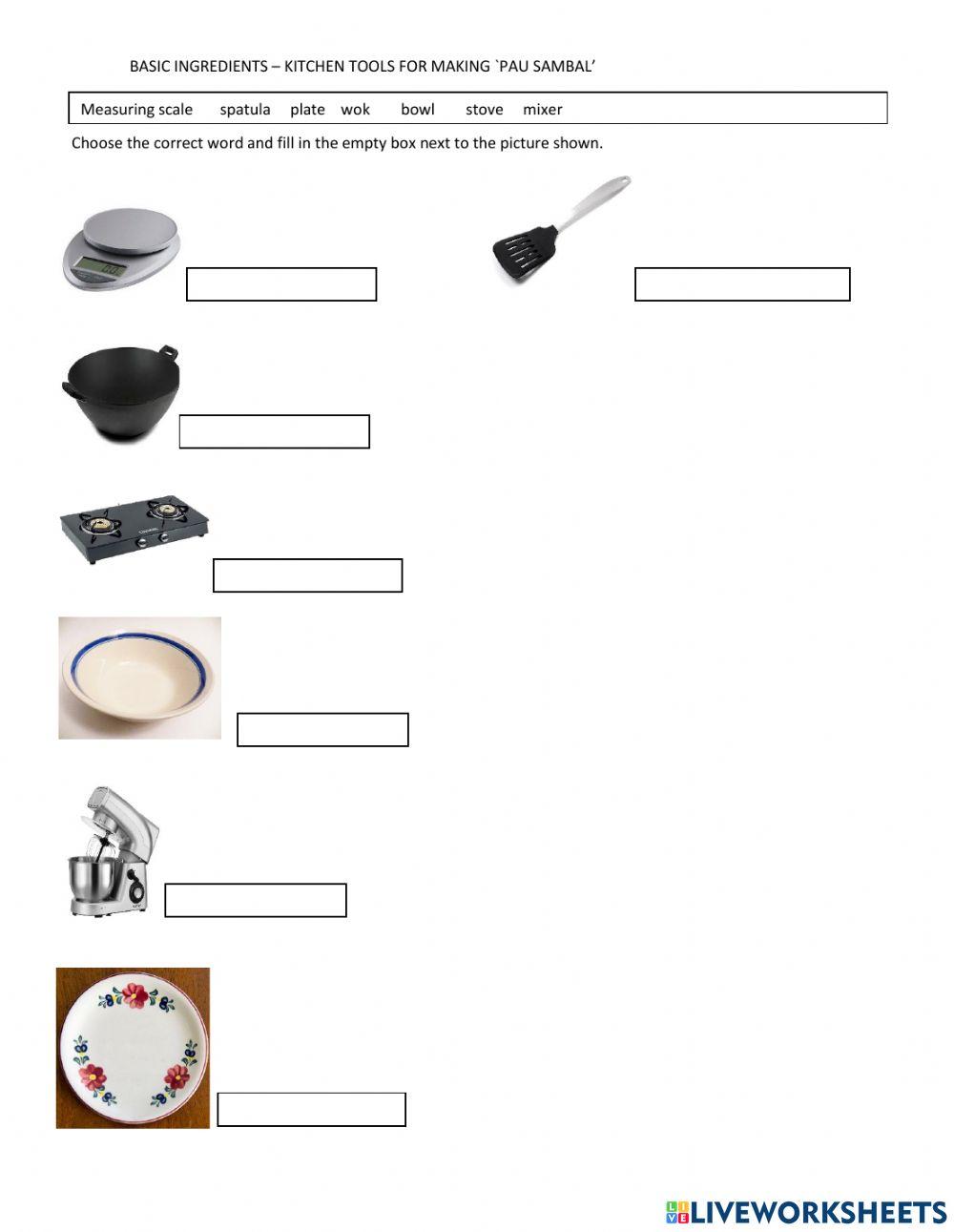 Life skills (basic cooking)