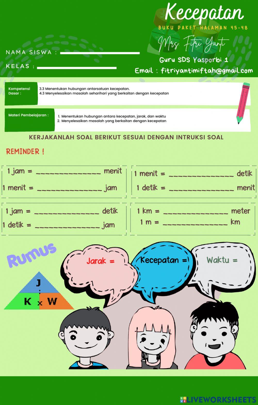 Kecepatan Kecepatan