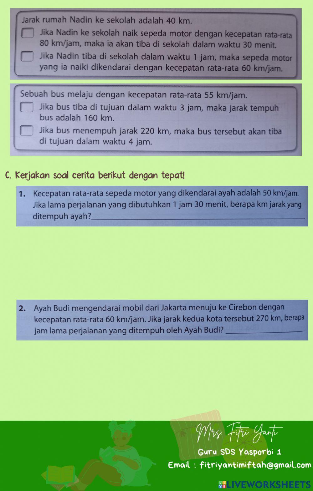 Kecepatan Kecepatan