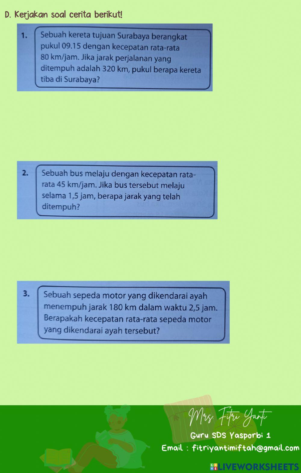 Kecepatan Kecepatan