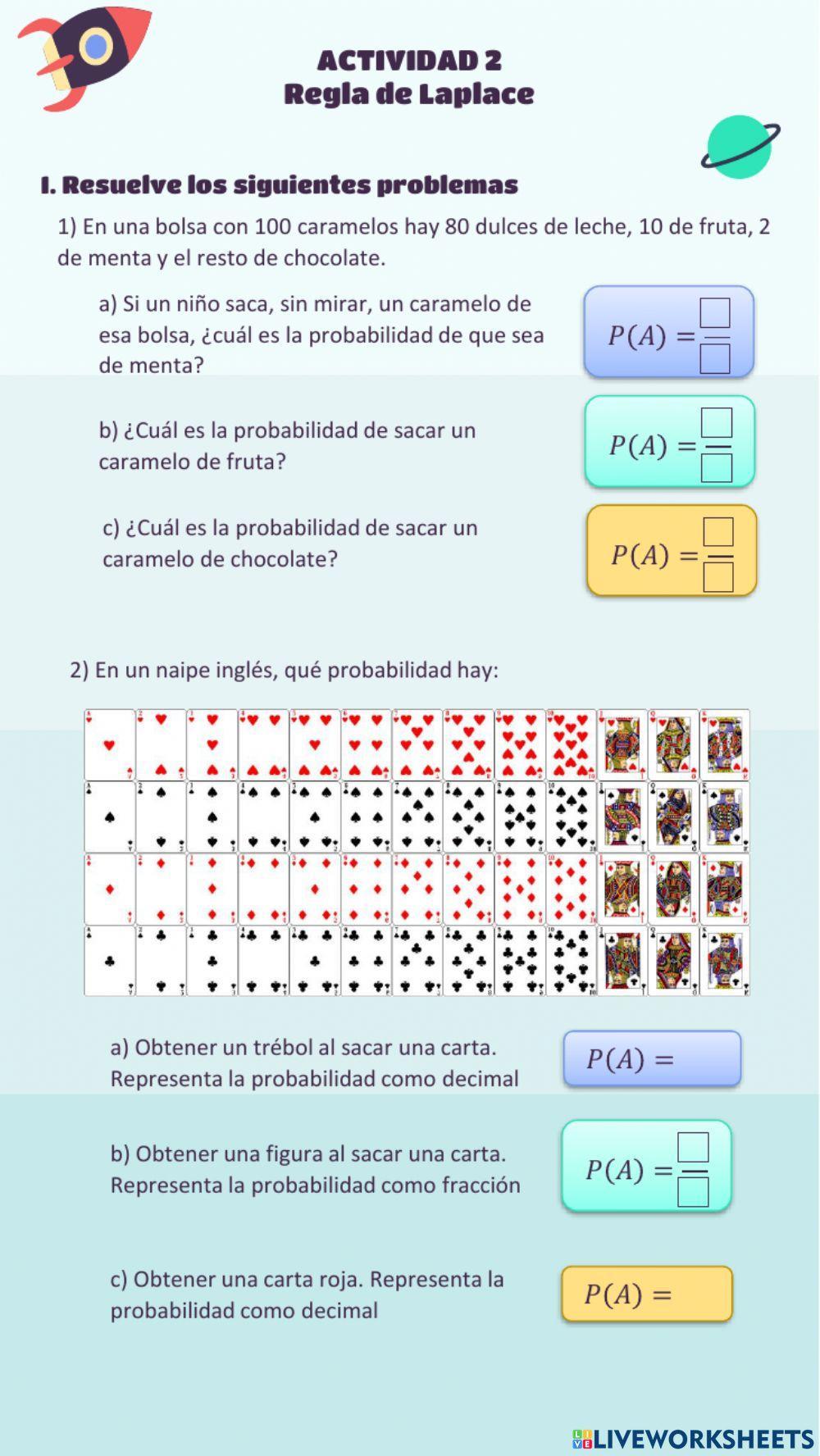 Actividad 2 - Regla de Laplace