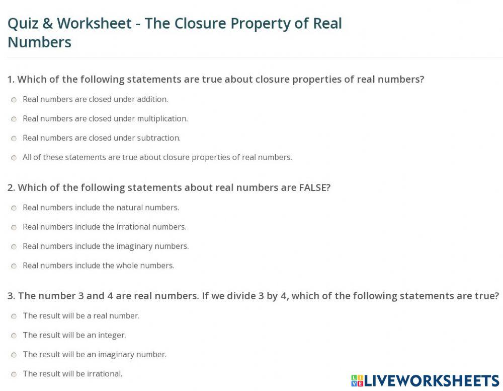 The closure pro free interactive worksheets 4108218