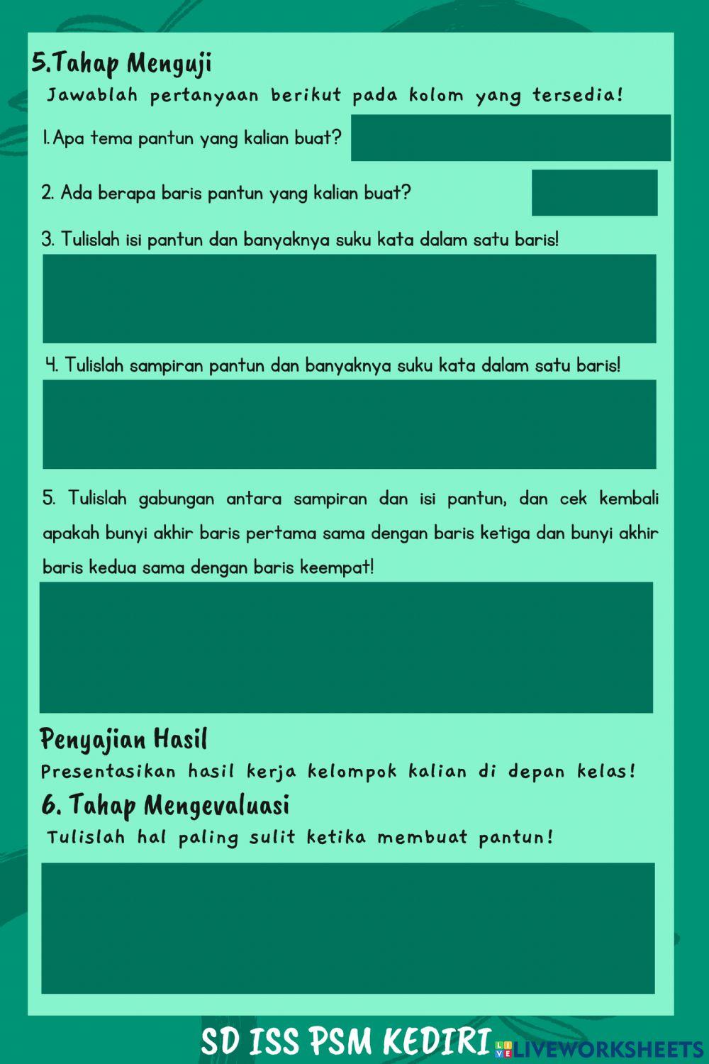 Proyek Tema 4 Subtema 1 PB 1
