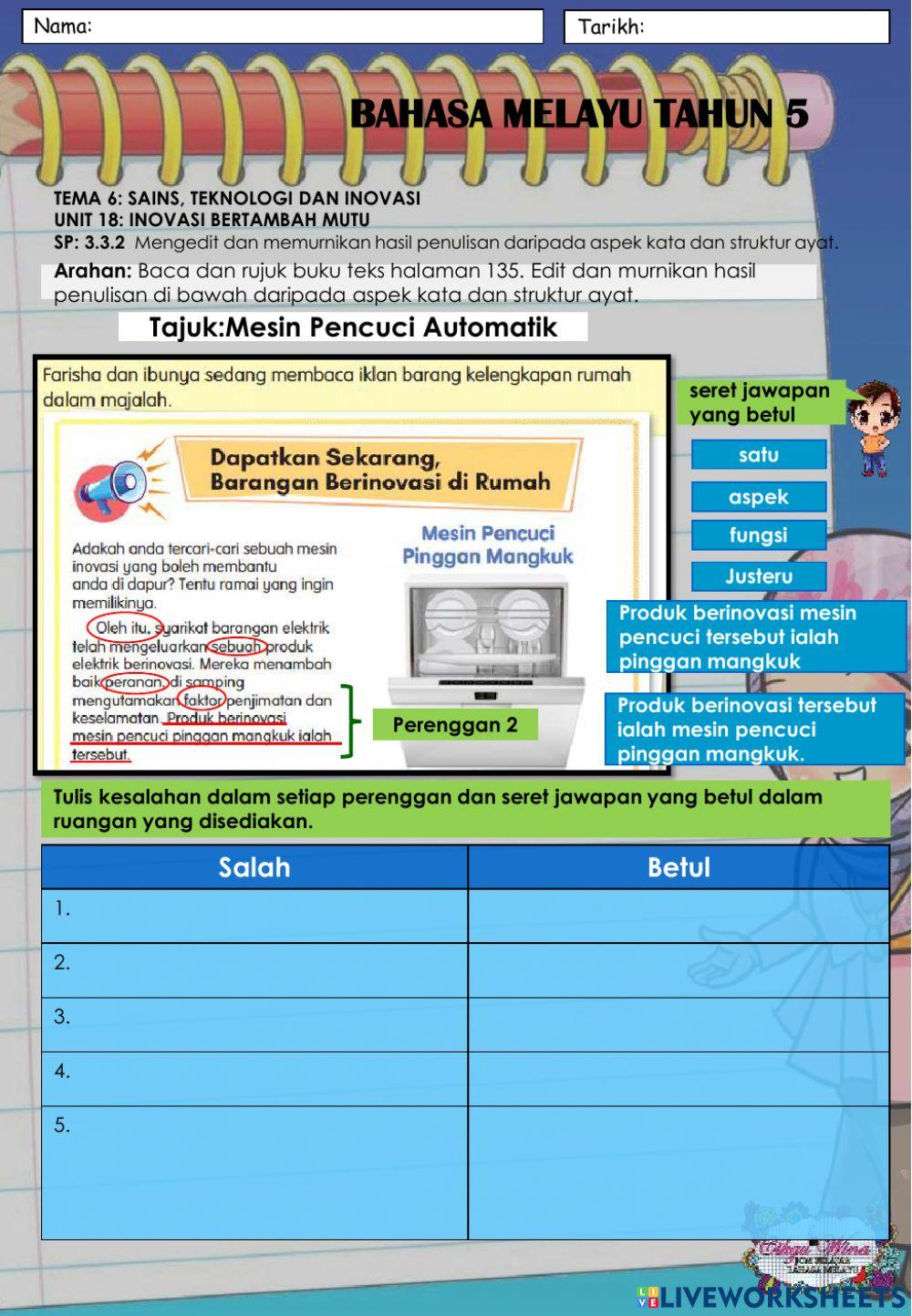 Mesin Pencuci Automatik