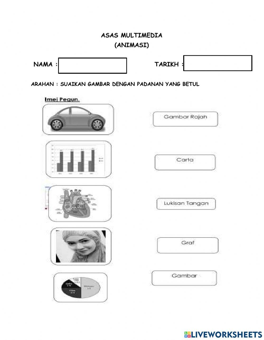 ASAS MULTIMEDIA… | Free Interactive Worksheets | 4147484