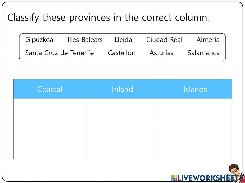 Spain Worksheets 5-9