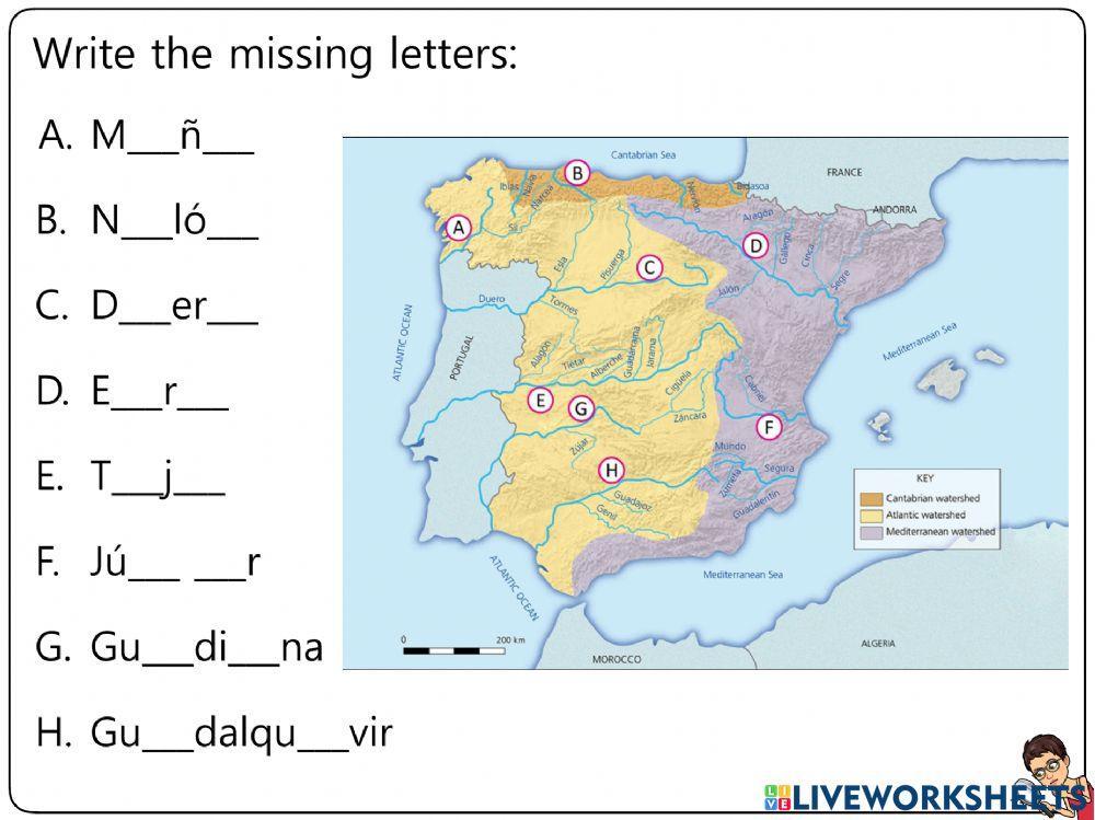 Spain Worksheets 10-16
