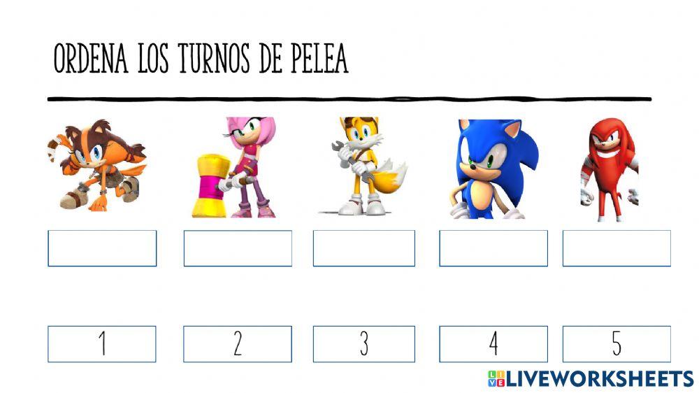Sonic trabajo en equipo
