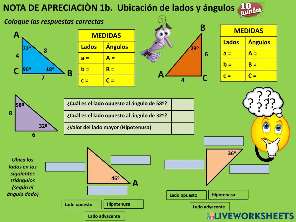 Lados de un triangulo
