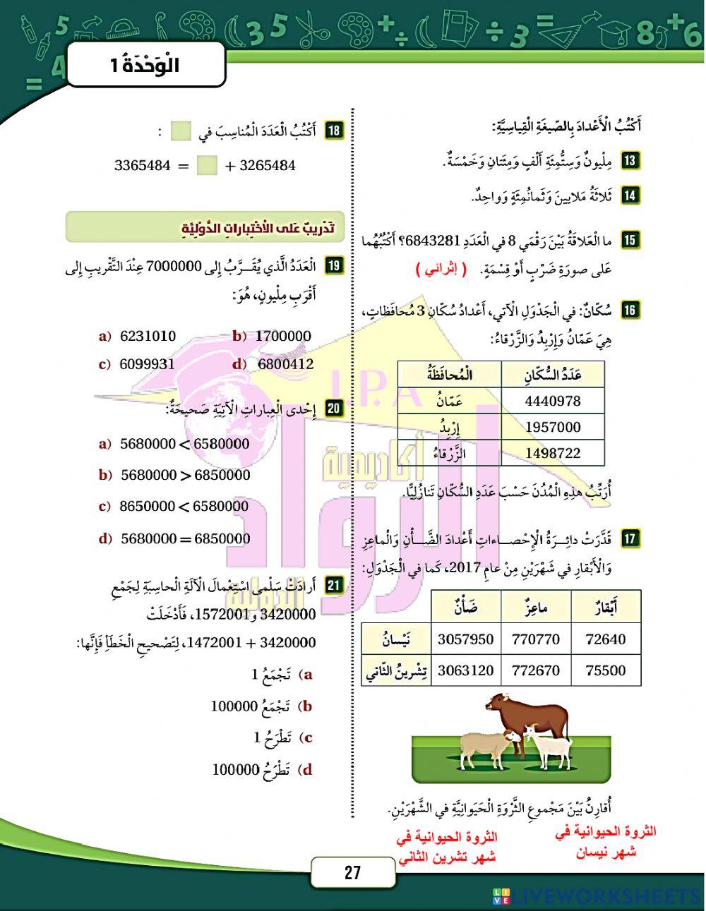 اختبار الوحدة