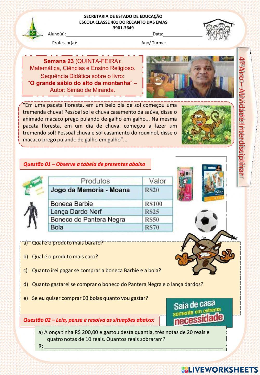 Semana 22 - Quinta-feira - 07-10