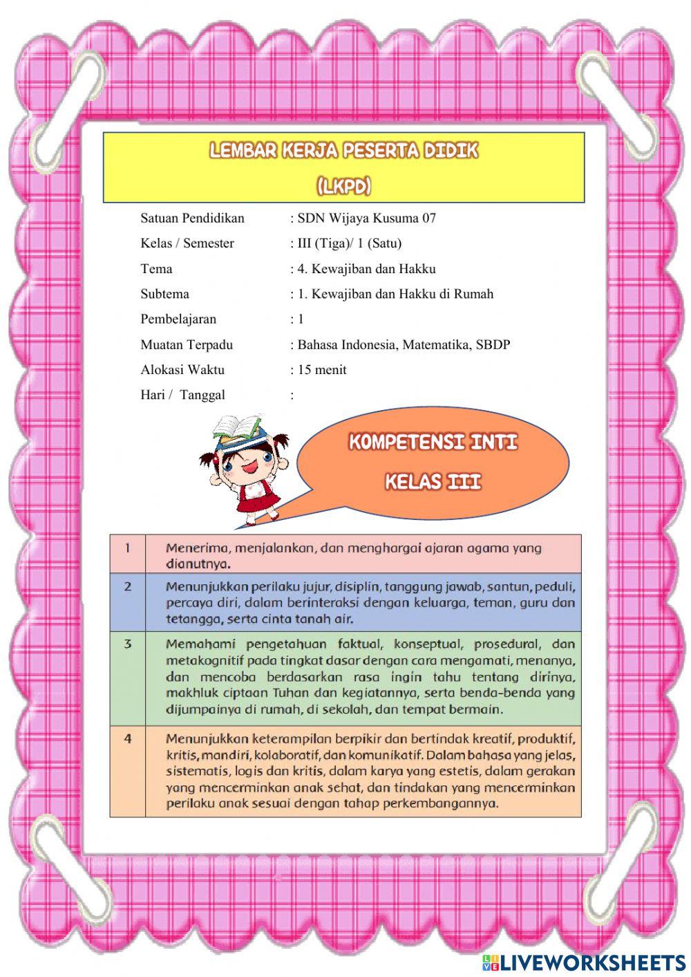 Tema 4 Kewajiban dan Hakku