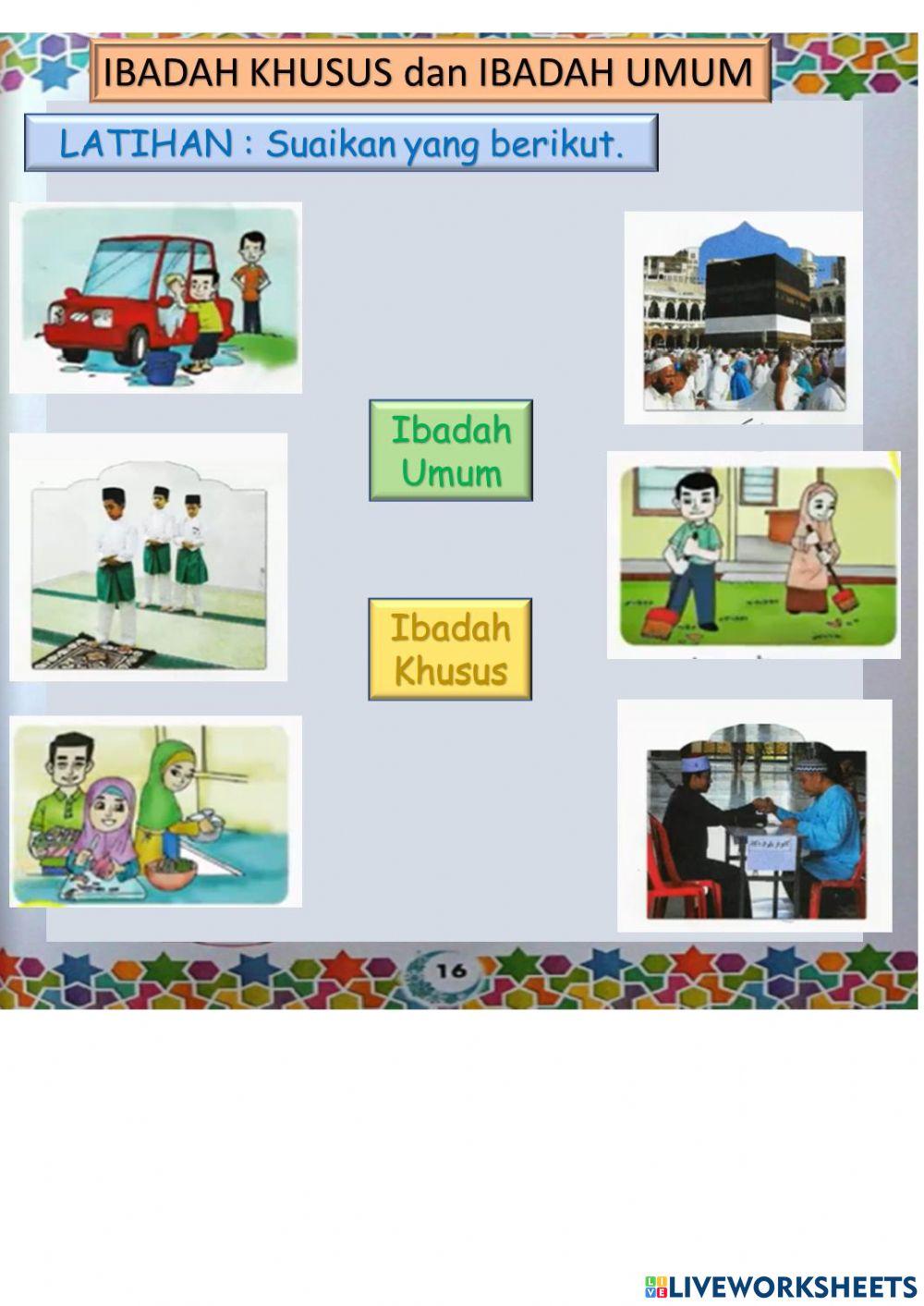 Ibadah umum ibadah khusus