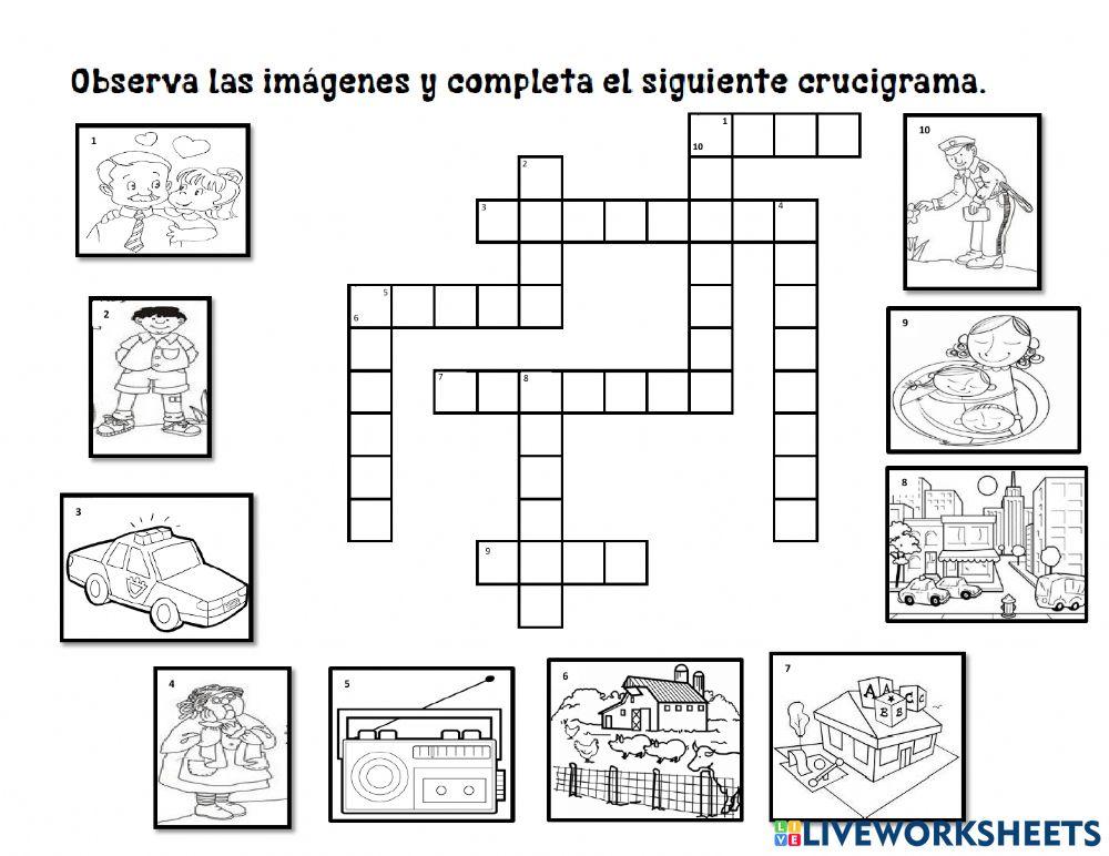 Crucigrama  Paco el chato