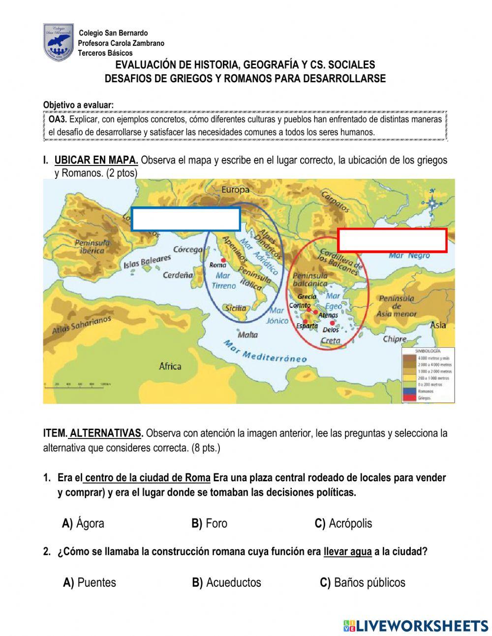Evaluación final Historia