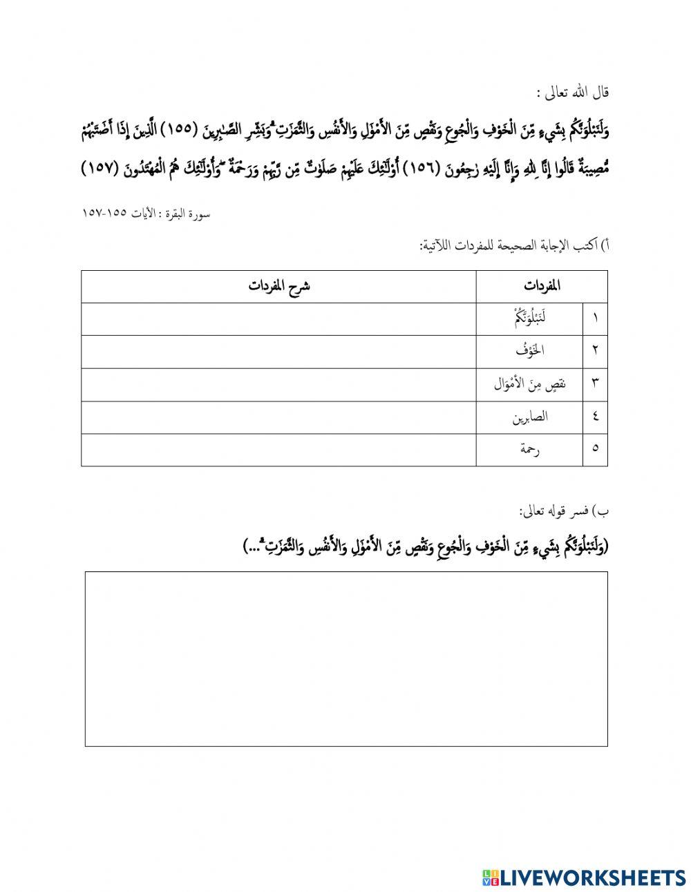 عاقبة الصبر على الابتلا