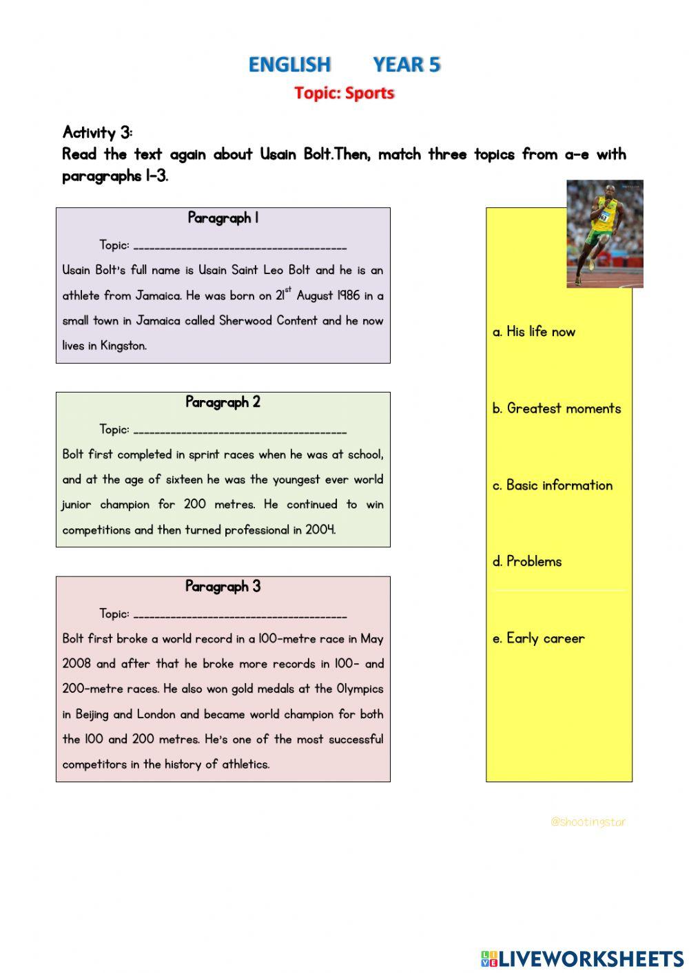 1478934 | English Year 5 Sport | Cikgu Monica