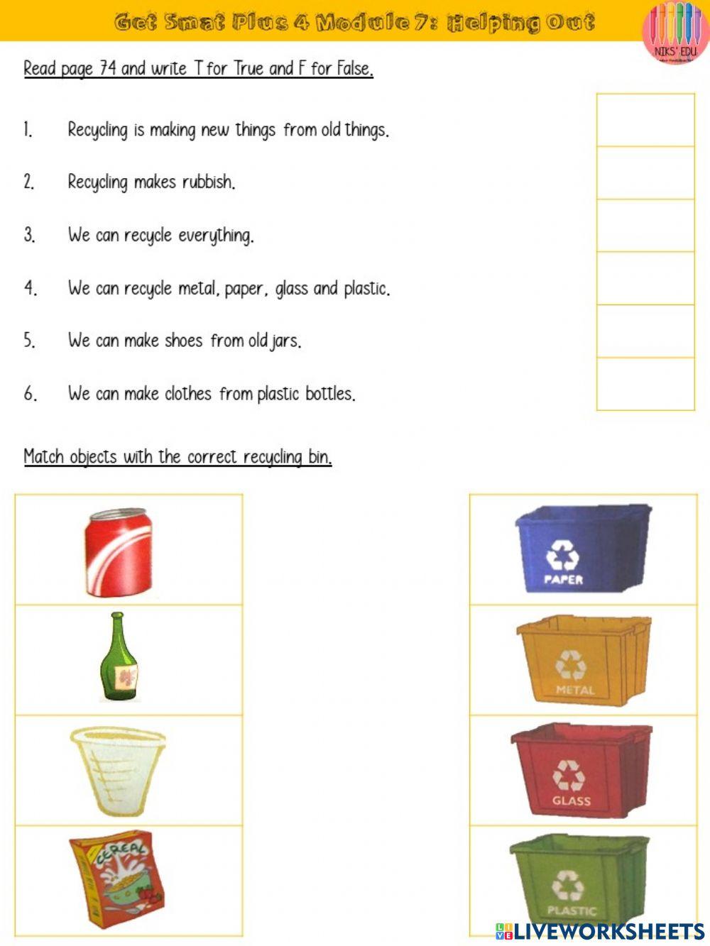 Year 4: Module 7- Reading (Recycle)