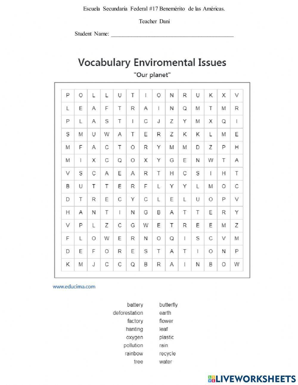 Alphabet Soup -Enviroment-