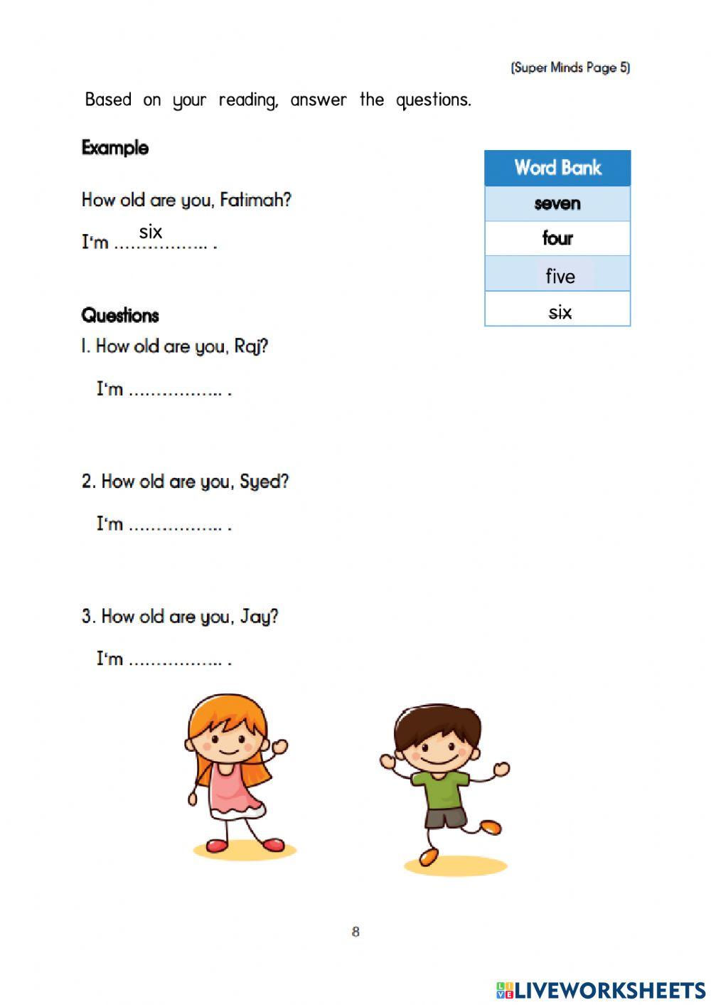 Year 1-Aktiviti Tambahan-Friends-page7 and 8