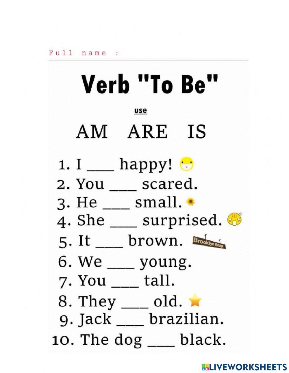 Verb to be 