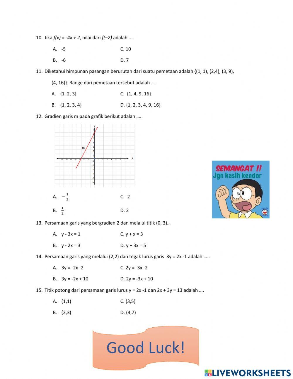 Remedial PTS Ganjil Matematika