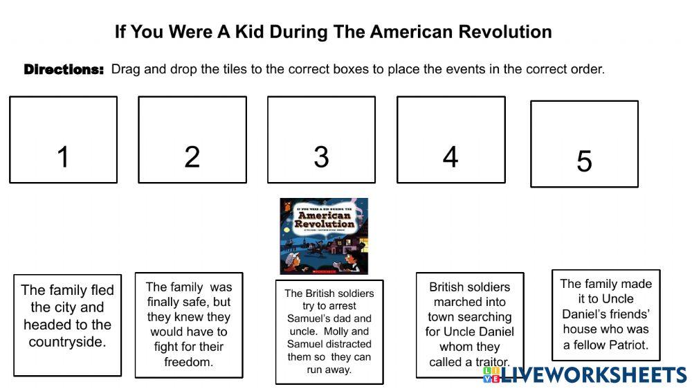 If I Were A Kid During The American Revolution