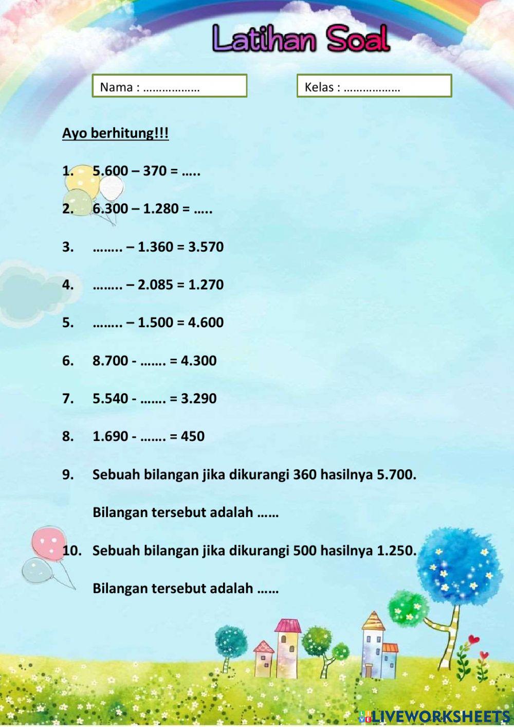 Latihan Soal T4 ST2 Pem1 Latihan Soal T4 ST2 Pem1