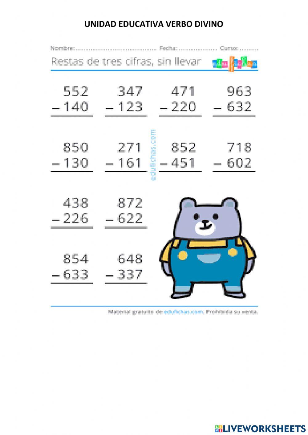 4 Operaciones Básicas