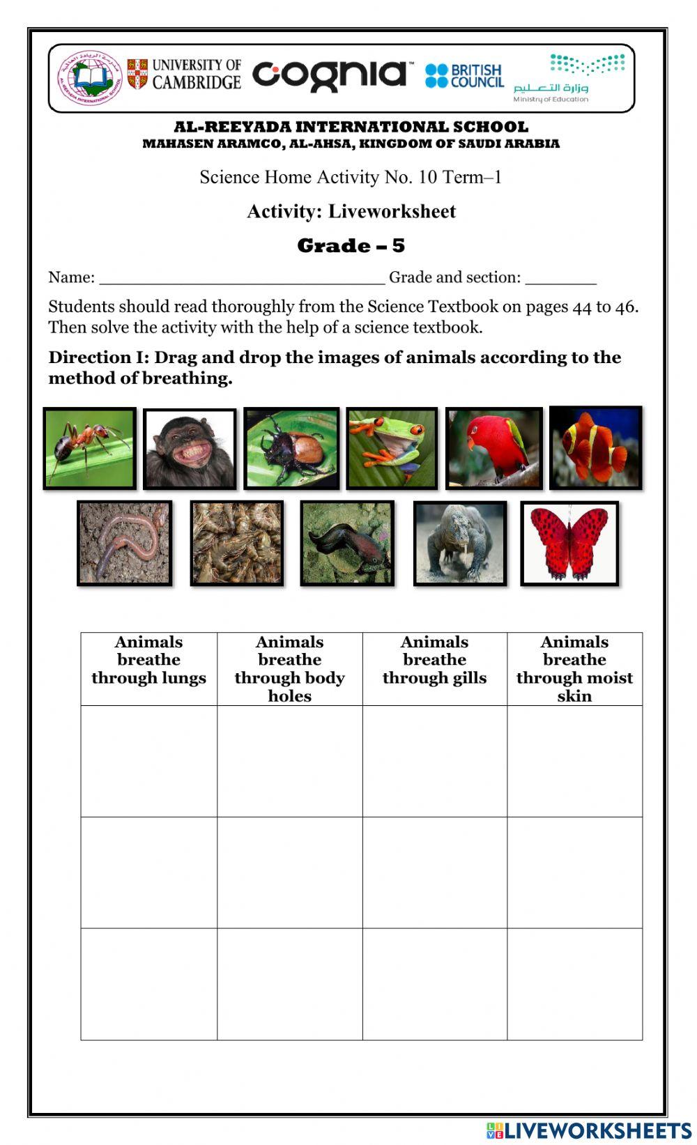 Animal breathing method