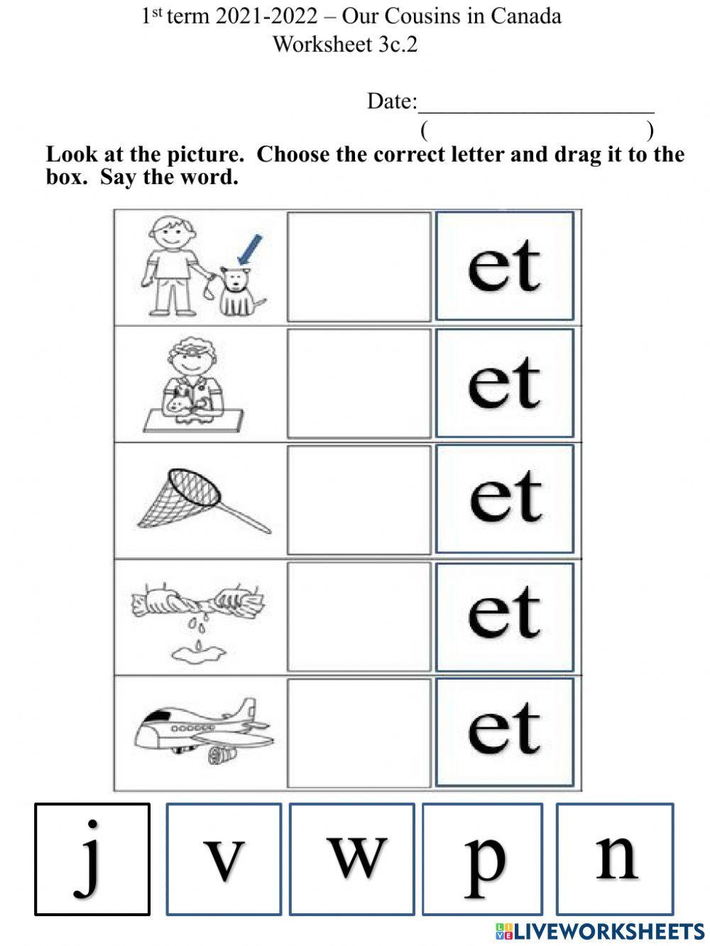 3c.2 'et' Worksheet