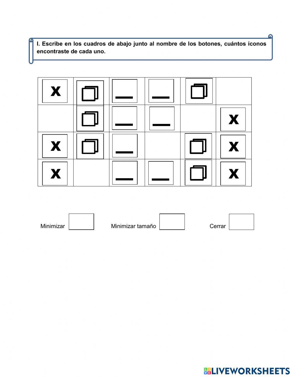 Botones de la ventana de windows 1°