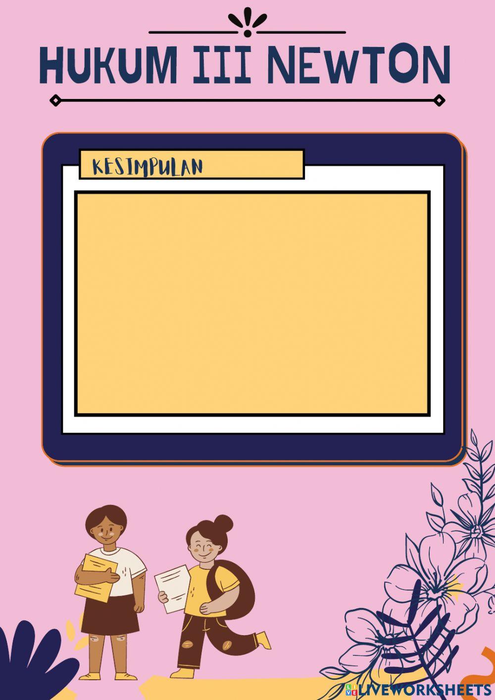 Lkpd hukum iii newton