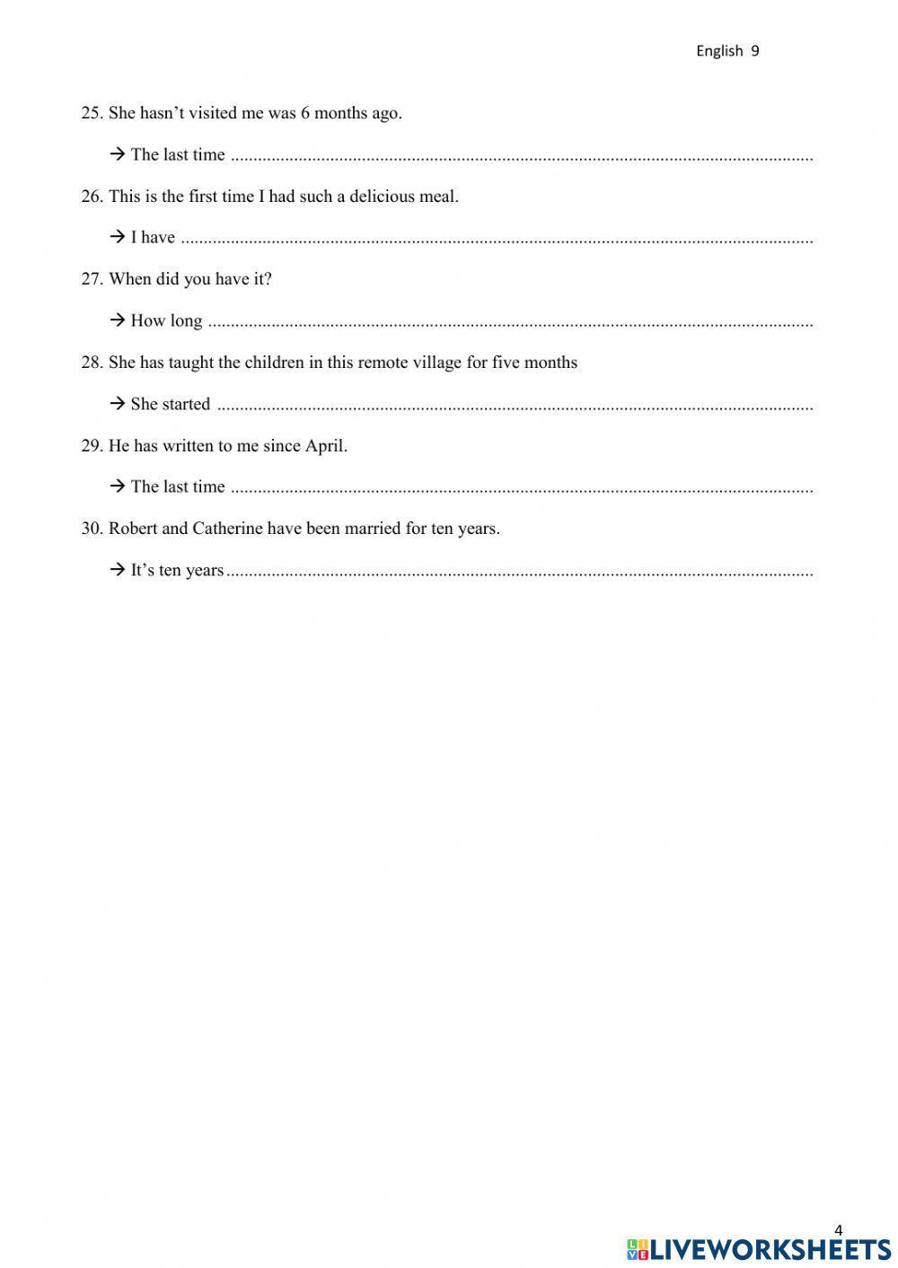 E9-Word form + Sentences