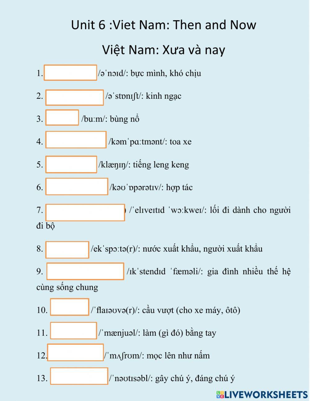 Viet Nam: Then and Now