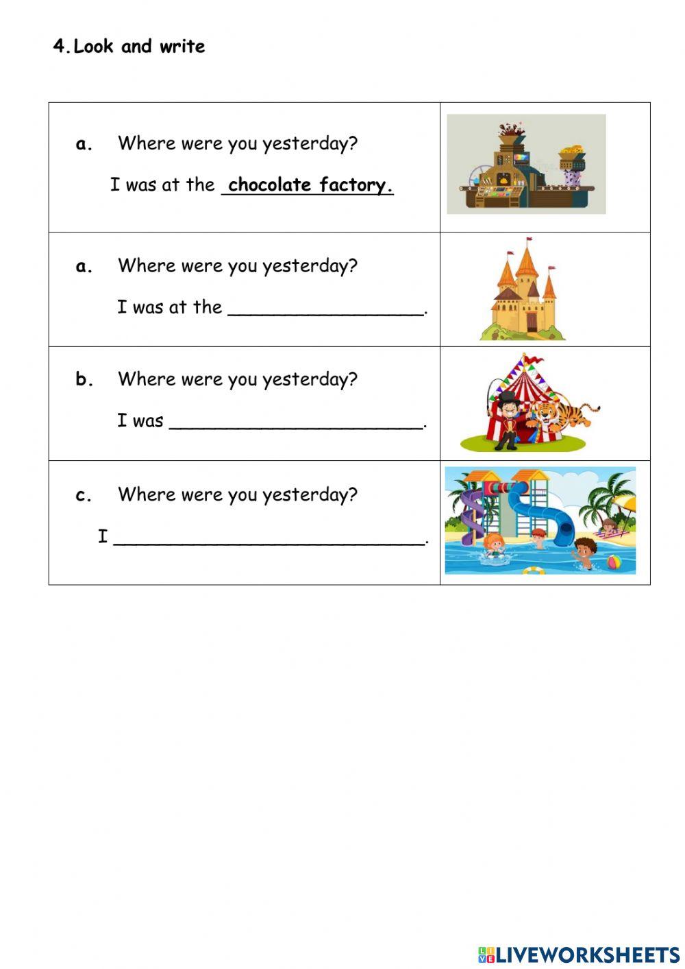 Worksheet - Holiday fun