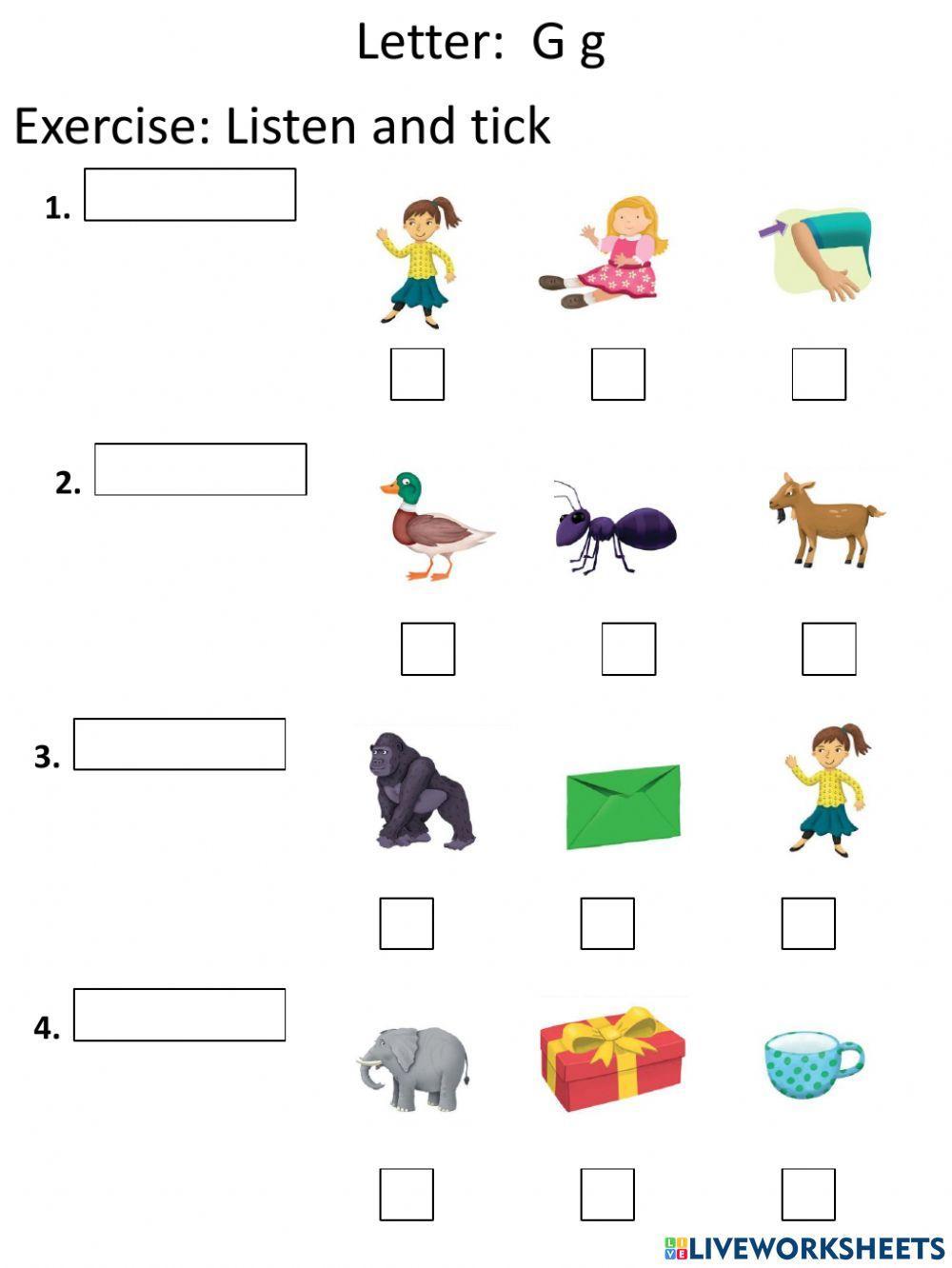 Oxford Phonics World 1 - letter G