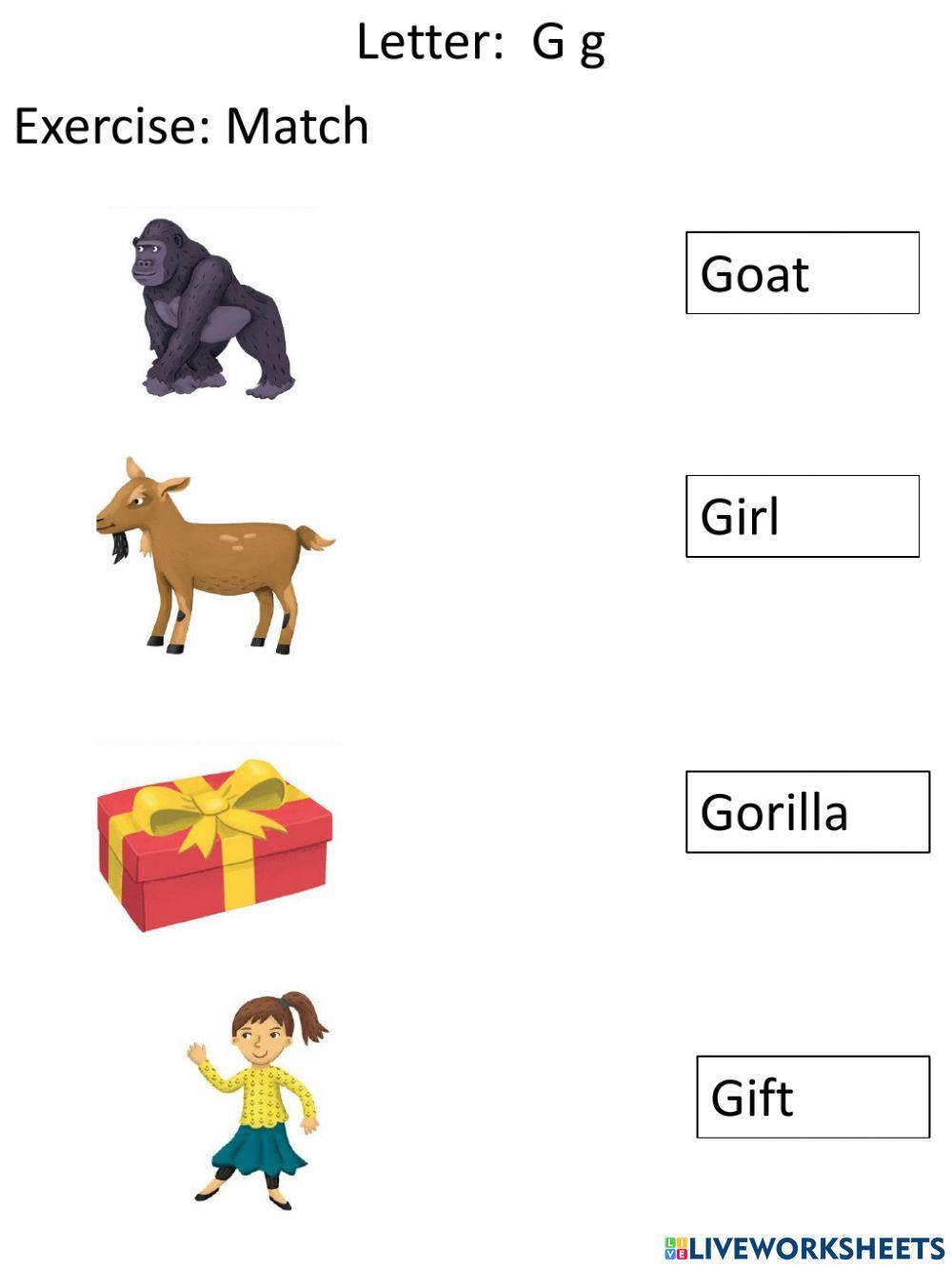 Oxford Phonics World 1 - letter G