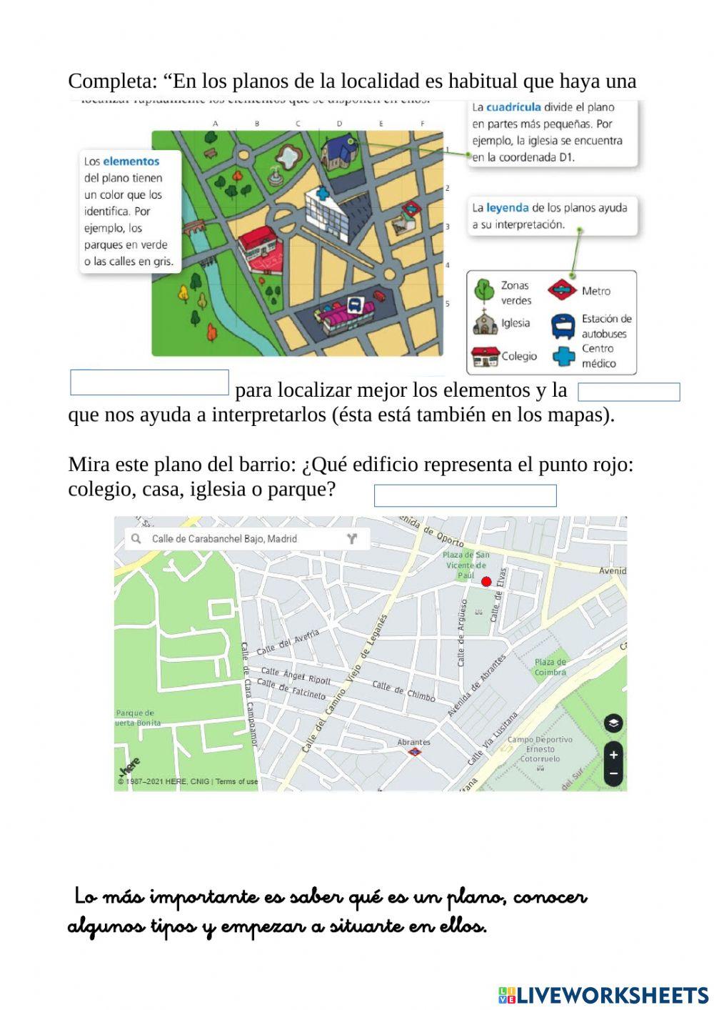 Planos y mapas