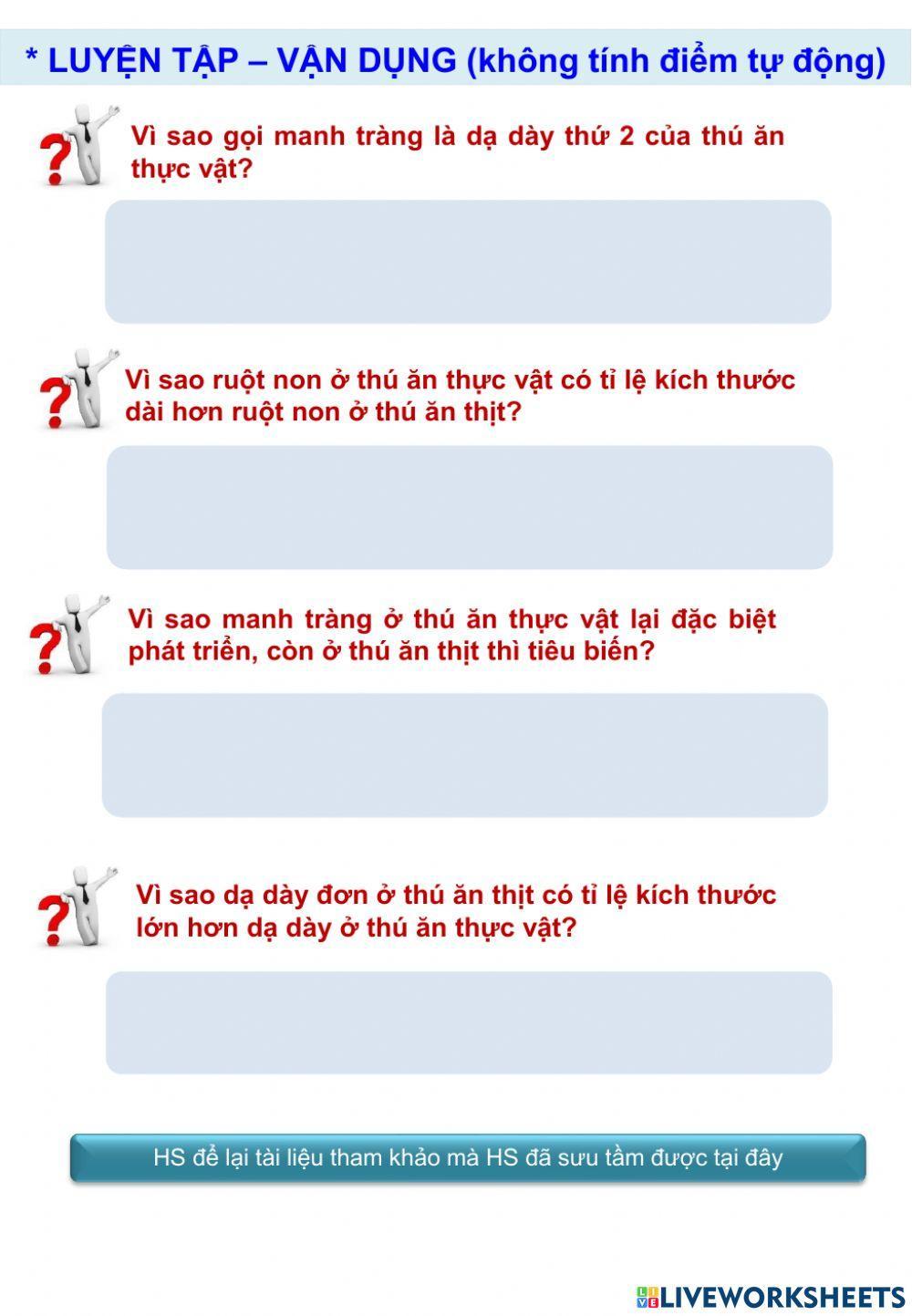 Sinh 11 - bài 16 - Tiêu hóa ở động vật (tt)