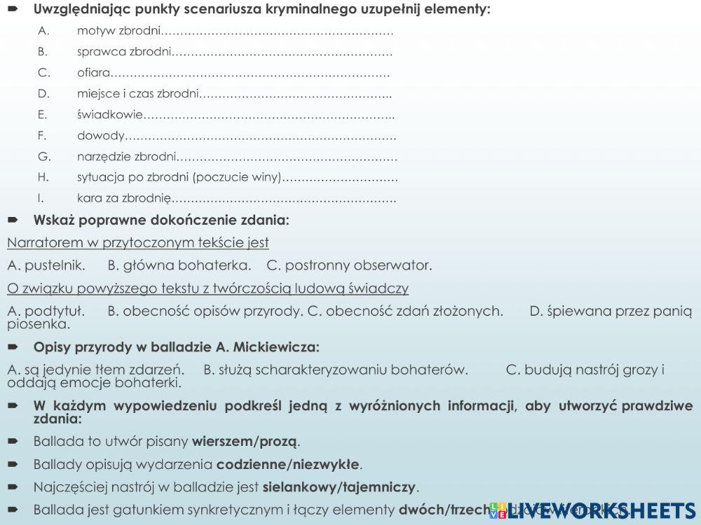 Adam Mickiewicz -Lilie-