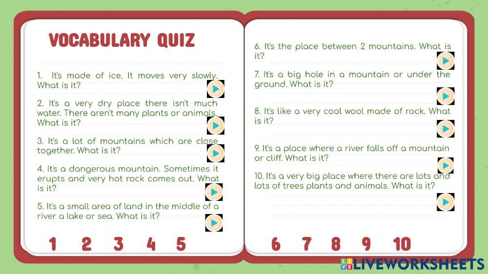 Geographical wonders