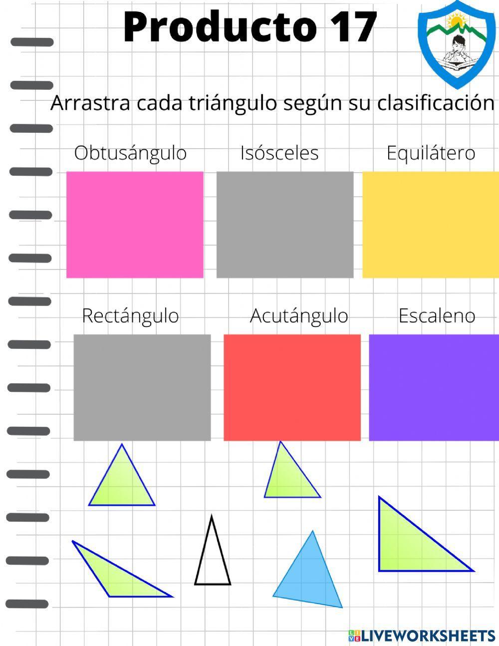 Clasificación de triángulos
