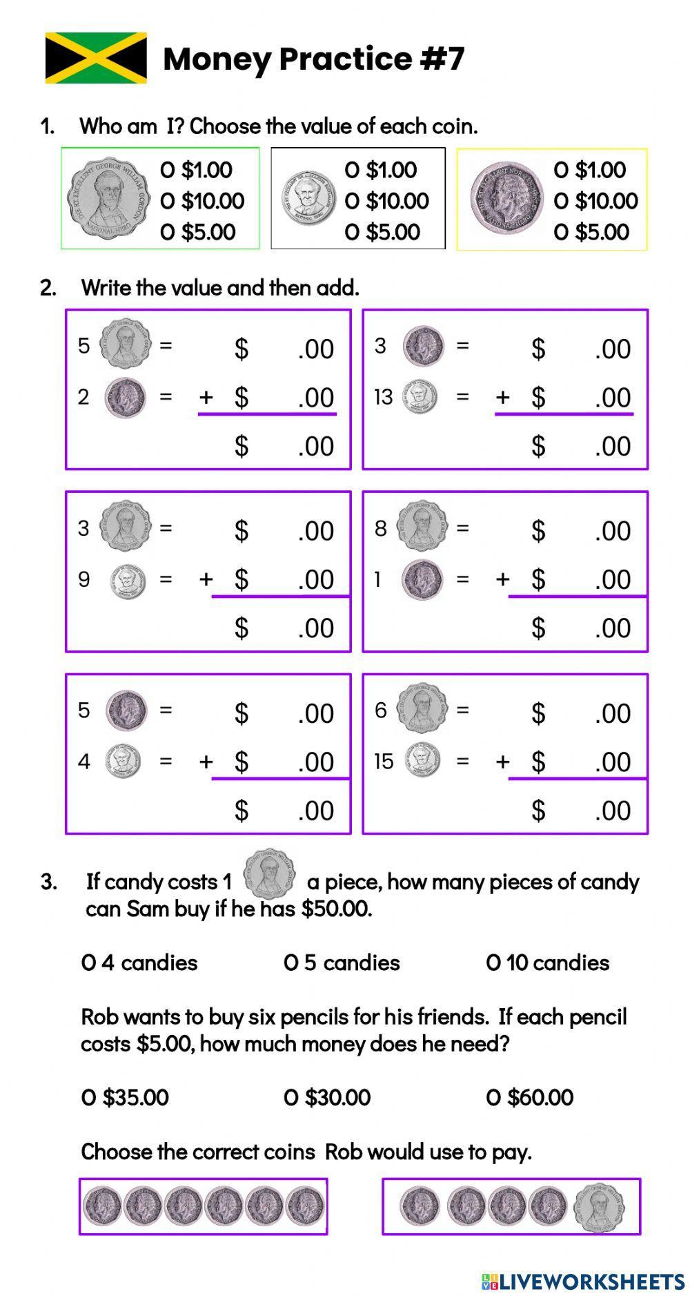 JMD Money Practicec 7