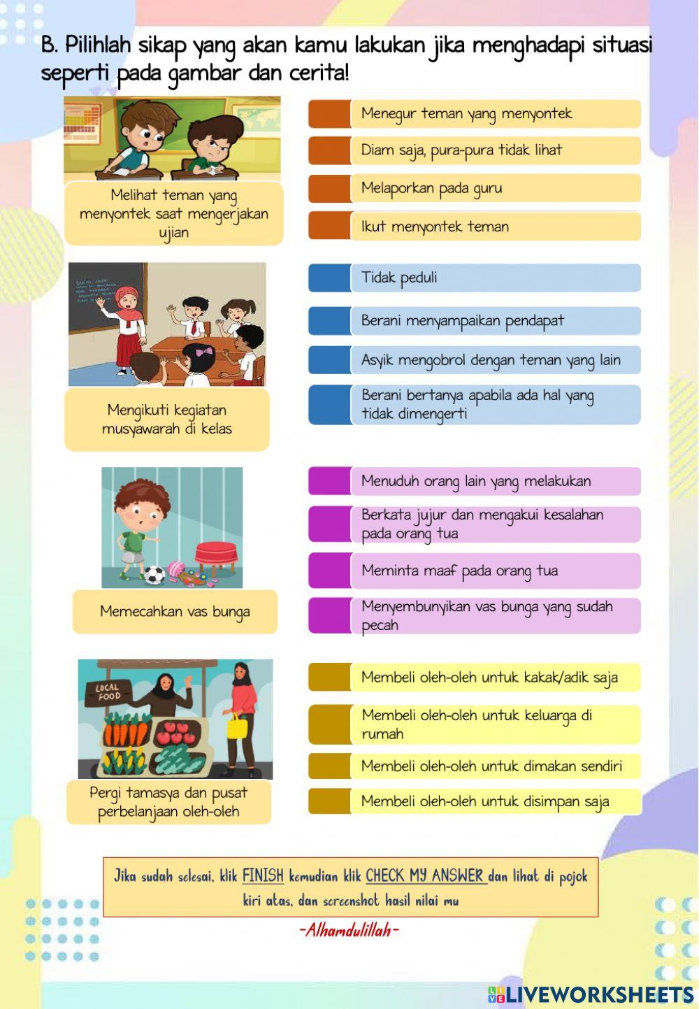 Berani  membela kebenaran dan keadilan